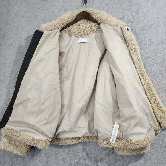 Asos Design Sherpa Teddy Jacket XL Polyester & Cotton Blend Men's Outerwear JPT - Picture 8 of 11